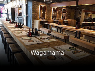 Wagamama reserve table