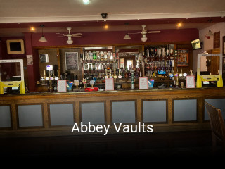 Abbey Vaults book table