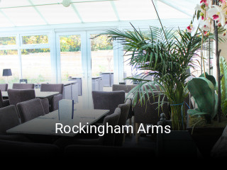 Rockingham Arms table reservation