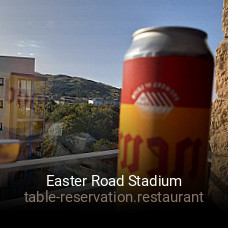 Easter Road Stadium table reservation