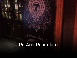 Pit And Pendulum table reservation