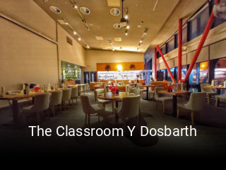 The Classroom Y Dosbarth reserve table