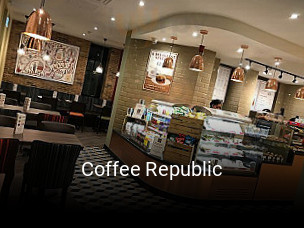 Book a table now at Coffee Republic