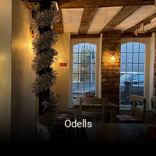 Book a table now at Odells