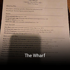 Book a table now at The Wharf