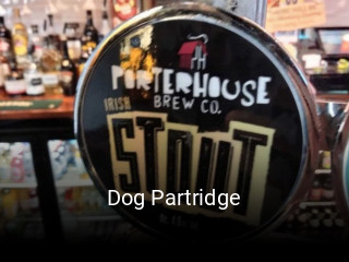 Book a table now at Dog Partridge