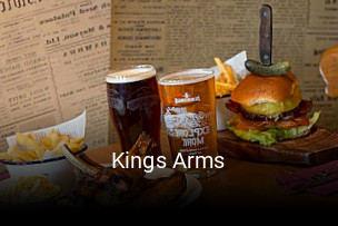 Book a table now at Kings Arms