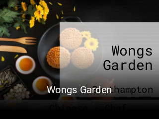 Book a table now at Wongs Garden