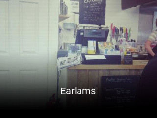 Book a table now at Earlams