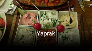 Book a table now at Yaprak